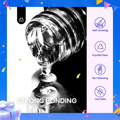 beetles Gel Polish 5 In 1 Nail Glue and Builder Nail Gel 7 in 1 Builder Strengthener Gel Clear Building Gel Hard Gel for Nails Builder Extension, Uv LED Lamp Nail Gel Gift for Women