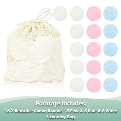 Wegreeco cotton rounds reusable -reusable