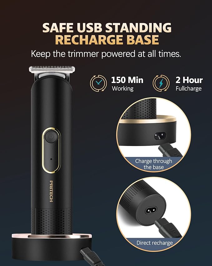𝐏𝐑𝐈𝐓𝐄𝐂𝐇 Manscape Trimmer for Men,