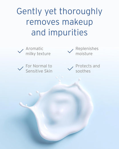 Kerstin Florian Rehydrating Neroli Cleansing Milk | Gentle Makeup Remover and Face Wash for Normal to Sensitive Skin (6.8 fl oz)