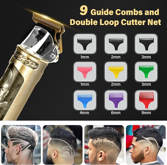 Professional Hair Clippers with LCD