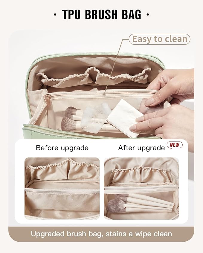 Eachy travel makeup bag,large capacity