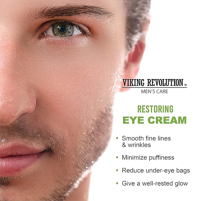 Natural eye cream for men