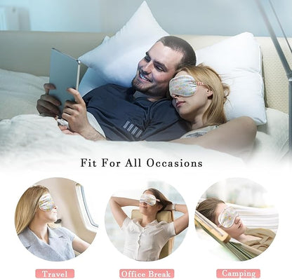 Warm cold eye mask silky