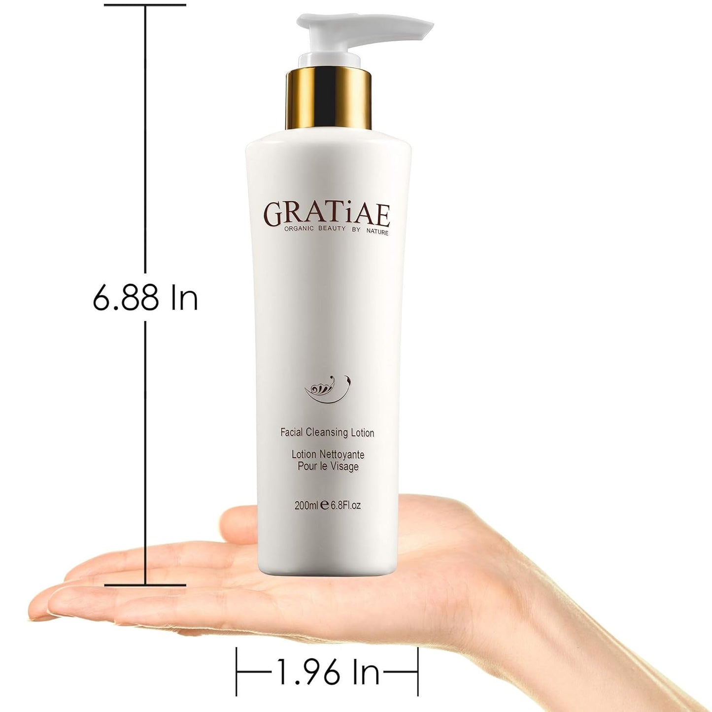 Gratiae Organics Facial Cleansing Lotion, 6.8-Ounce