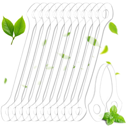 100 Count Disposable Tongue Scraper, Plastic Tongue Cleaner for Adults and Kids, Tongue Scrubber for Oral Care, Promote Fresh Breath