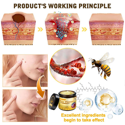 Bee Venom Comprehensive Cream, Firming & Wrinkle-Reducing Deeply Nourishes The Skin, Professional Bee Venom Skin Cream, Natural Serum for All Skin Types (2pcs)