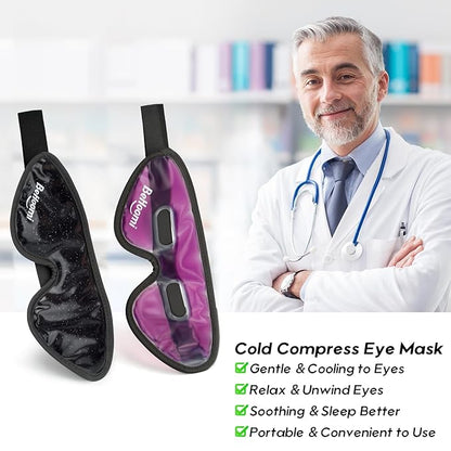 Cooling eye mask, gel eye