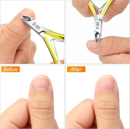 4 Packs Cuticle Nipper, Premium