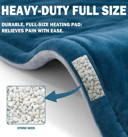 Heating Pad for Neck and Shoulder, 2lb Weighted Neck Heating Pad for Pain Relief, Fathers Day Birthday Christmas Gifts for Dad Men Women Mom, Dad Husband Gifts, 6 Heat Settings Auto-Off Home Office