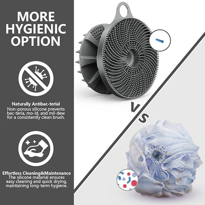 2 in 1 silicone brush,