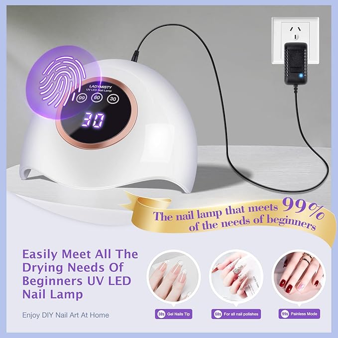 72W UV LED Nail Lamp