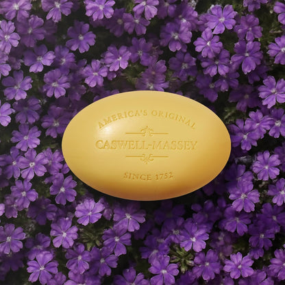 Caswell-Massey Verbena Natural Bar Soap, Bright Citrus Scent, Moisturizing Triple-Milled Body Soap for Men & Women, Plant-Based Formula with Essential Oils, for All Skin Types, Made in USA, 5.8 oz