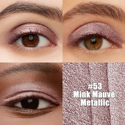 Kaely Cream Eye Shadow Sticks, Mink Mauve Metallic Eyeliner Pencil Eyeshadow Palette Makeup, Eye Highlighter Brightener Stick for Older Women Waterproof Pigmented, sombras para ojos, New-53