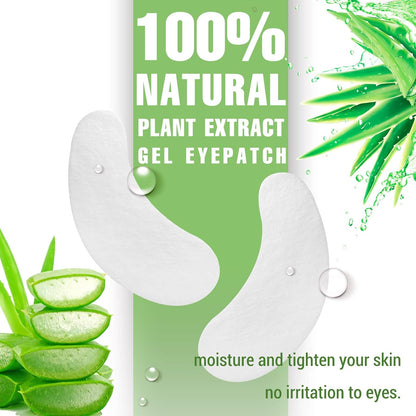 150 pairs GreenLife 100% Naturel Eyelash Extension Under Eye Gel Pads patches kit Collagen (50 150 300 Pairs) with Aloe Vera Hydrogel Eye Patches set for Eyelash Extension Supplies Tools