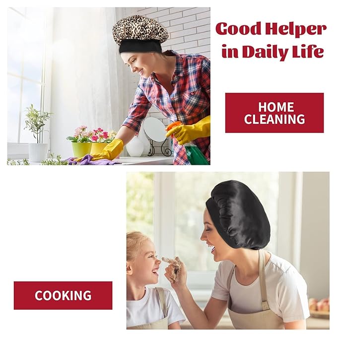 2pcs satin bonnet for sleeping,