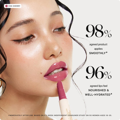 Nature Republic HONEY MELTING LIP (08 DARK CHERRY CHOUX) SOFT LIP STICK, Hydrating Gloss, Moisturizing balms, Sheer tint, Shine & Nude, Glowy Finish, korean make up