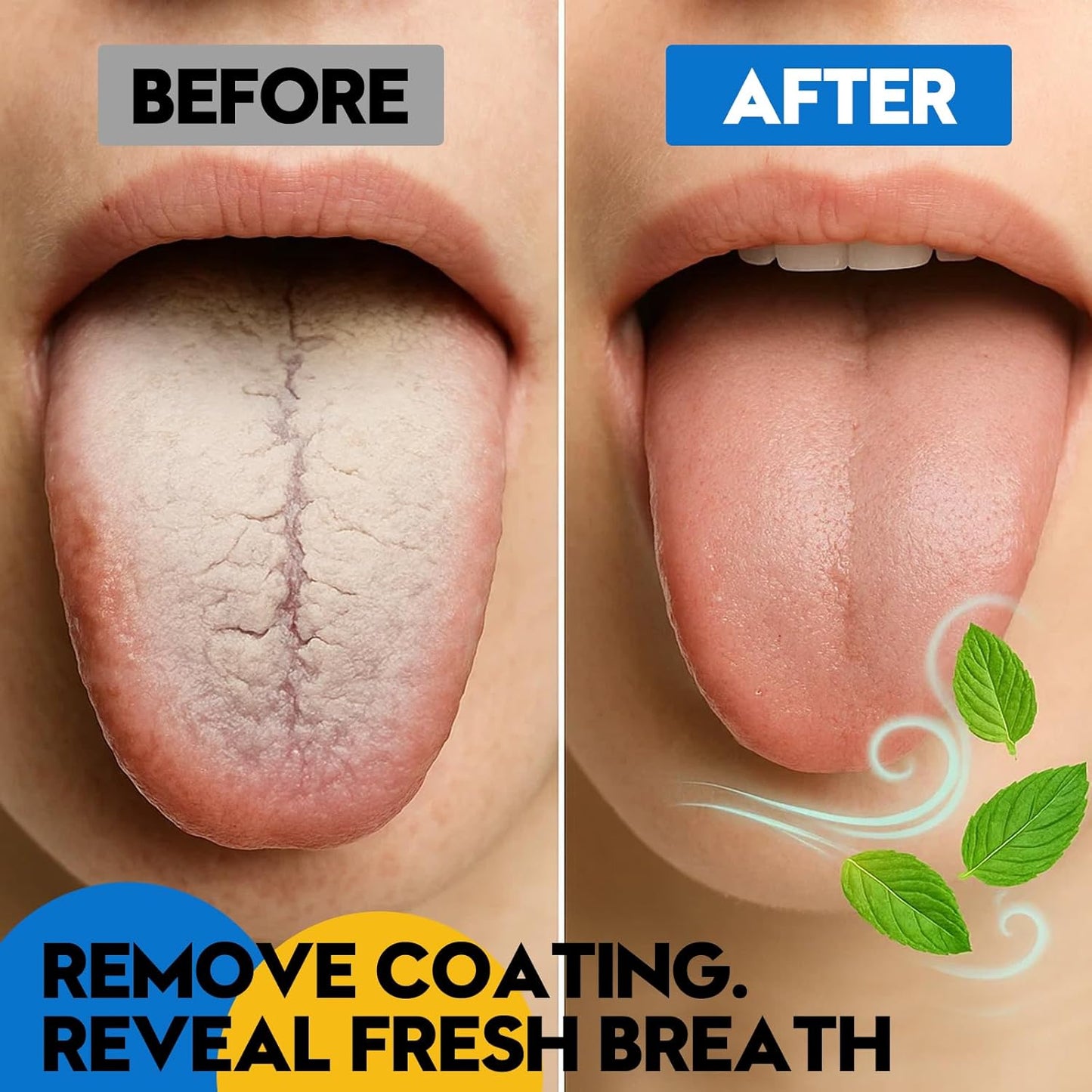 Stainless Tongue Scraper Set for Adults： Easy To Use For Oral Care and Hygiene – Pack Of 2 Stainless Steel Tongue Cleaners, 2 Travel Cases, 4 Floss Picks – Cleaning for Tongue Care & Fresh Breath