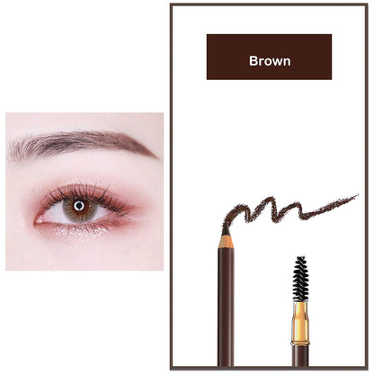 BODERMINCER 1pcs Eyebrow Pencil Longlasting Waterproof Durable Liner Eyebrow 5 Colors to Choose (5# Brown)