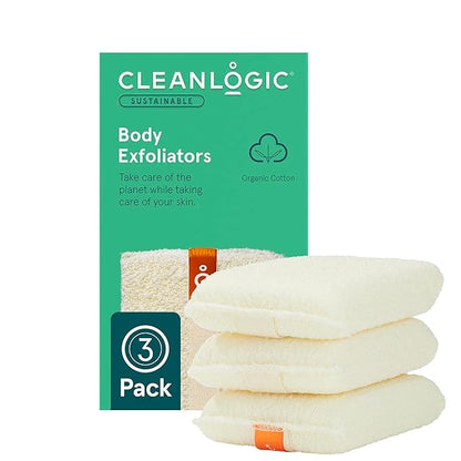 Cleanlogic organic cotton exfoliating body