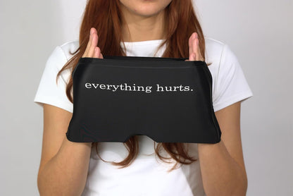 Huggs Migraine Relief Cap - Everything Hurts - Cooling Gel Head Wrap, Cold Compress Cap for Headache, Stress, & Tension