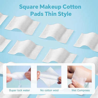 Square makeup cotton pads,facial lips