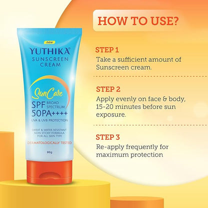 Yuthika Sunscreen SPF 50 PA++++