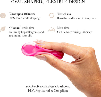 Reusable Menstrual Cup & Disc Starter Kit with Microwave Steamer Case | Medical-Grade Silicone Tampon and Pad Alternative | Small for Light to Normal Flow, for Teens and Adults