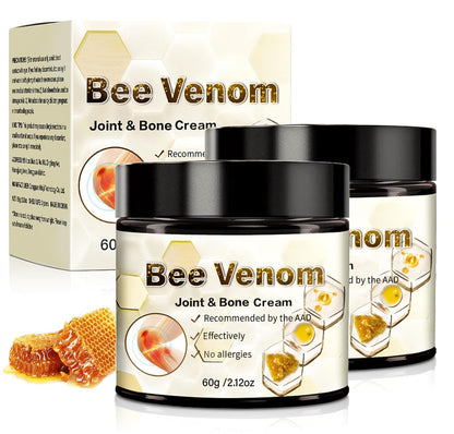 2 PCS Bee Venom Arthritis Cream, Bee Venom Advanced Joint Cream, Bee Venom Joint Relief Cream, Suitable for Back, Neck, Hands, Foot Joints, Etc