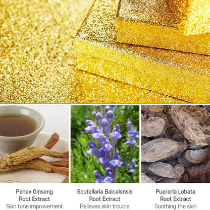 Signature 24K Gold Essential Skin Care 3 Set - Toner (150ml), Emulsion (150ml), Cream (50ml) - Korean Skincare for Healthy and Glowing Skin