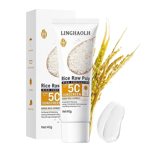 Face Body Rice Sunscreen SPF