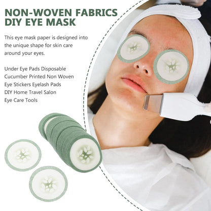 100pcs Spa Cooling Eye Pads Moisturizing Eye Masks Eye Sheet Non Woven Eye Care Patches for Skincare Spa Wrap Moisture Retention