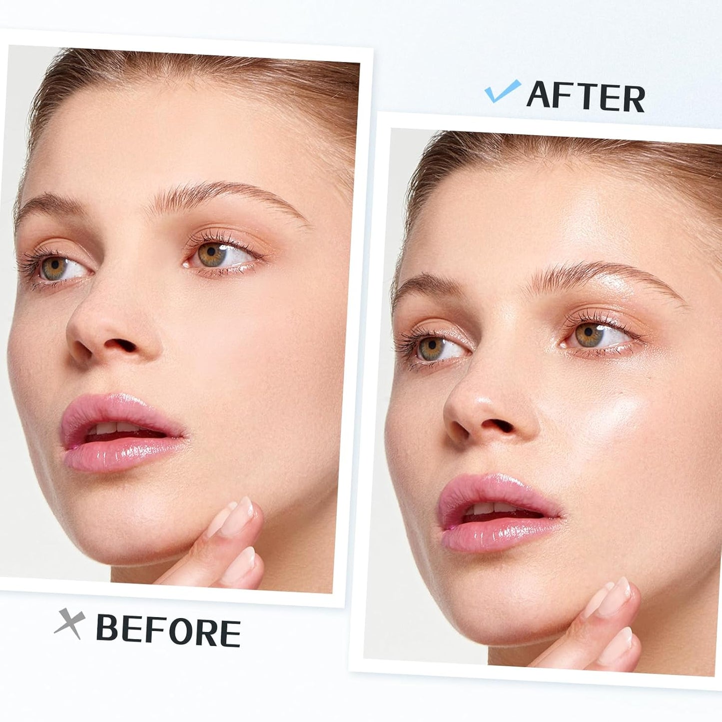 Boobeen Highlighter Makeup Stick, Cream Highlighter & Blush Stick, Face Contouring Illuminator, Natural Translucent Light Moisturizer Dewy Finish