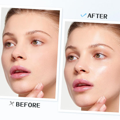 Boobeen Highlighter Makeup Stick, Cream Highlighter & Blush Stick, Face Contouring Illuminator, Natural Translucent Light Moisturizer Dewy Finish