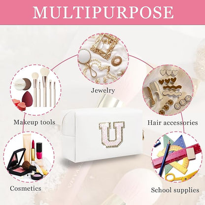 Personalized initial letter patch makeup