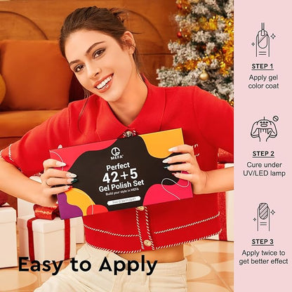 Mefa 47 pcs gel nail