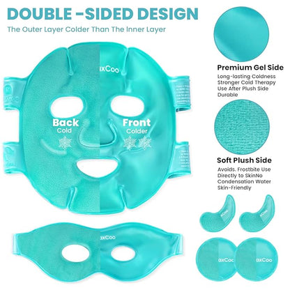 Ice face eye mask for