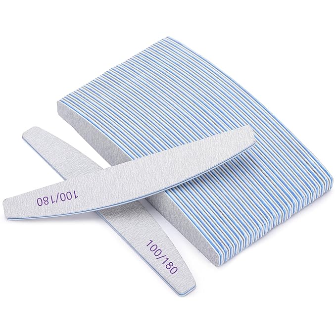 BTYMS 25 Pcs Nail Files