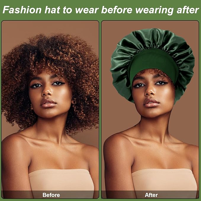 4pcs silk bonnet for sleeping