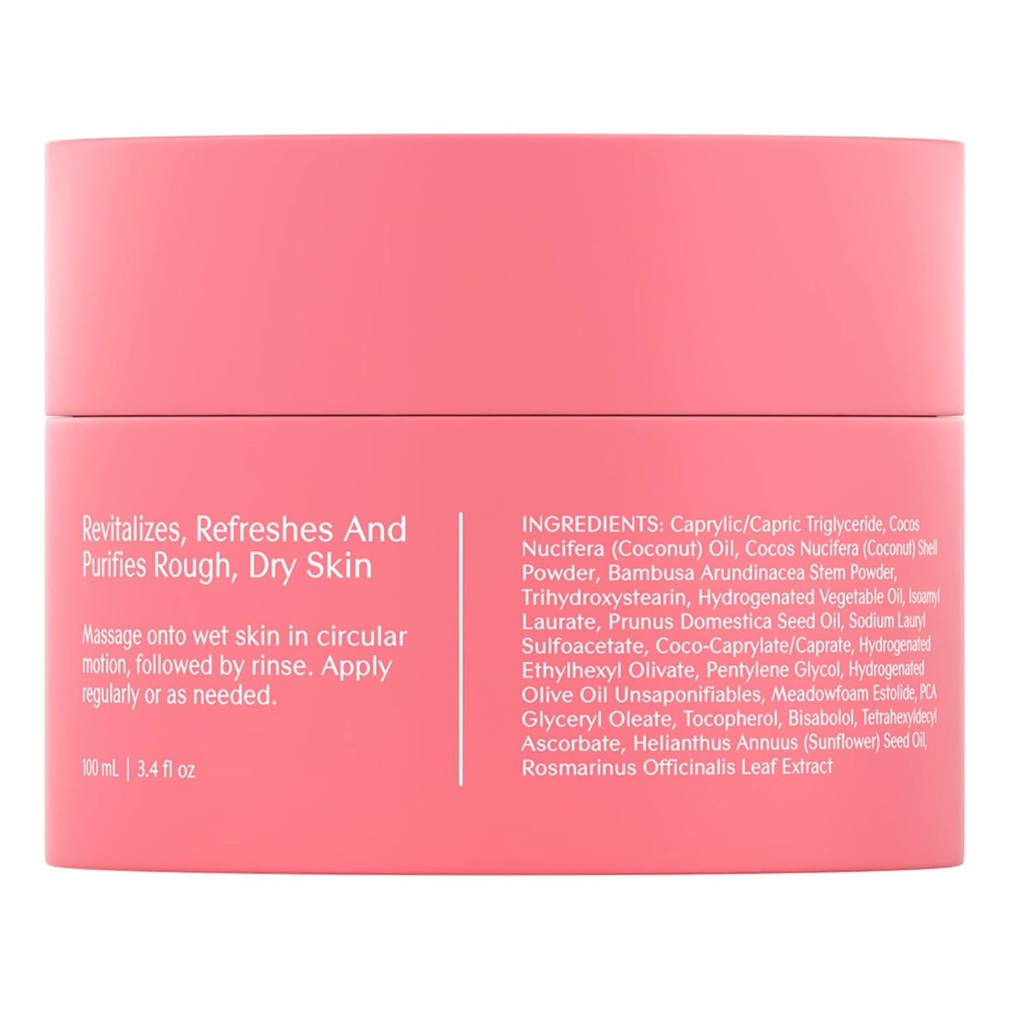 Bare August Foot Scrub - Pure & Natural Exfoliating Treatment - Soothes Skin, Softens Calluses, Eases Dry Cracks, Removes Dead Skin For Soft, Smooth Feet - Pedicure Care For Women & Men - 3.4 fl oz