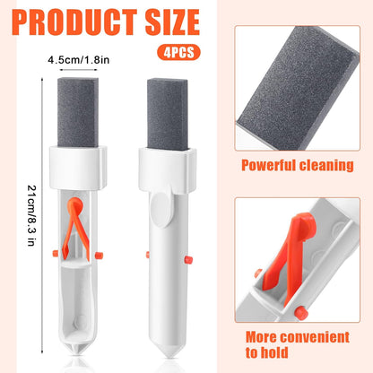 Demissle 6 Pcs Pool Pumice Stone for Cleaning with Handle Stain Eraser Hard Water Cleaner Pool Rust Stain Remover Pool Cleaning Tools Pumice Sticks for Toilet Bowl Ring Swimming Pool Tile Calcium Tub