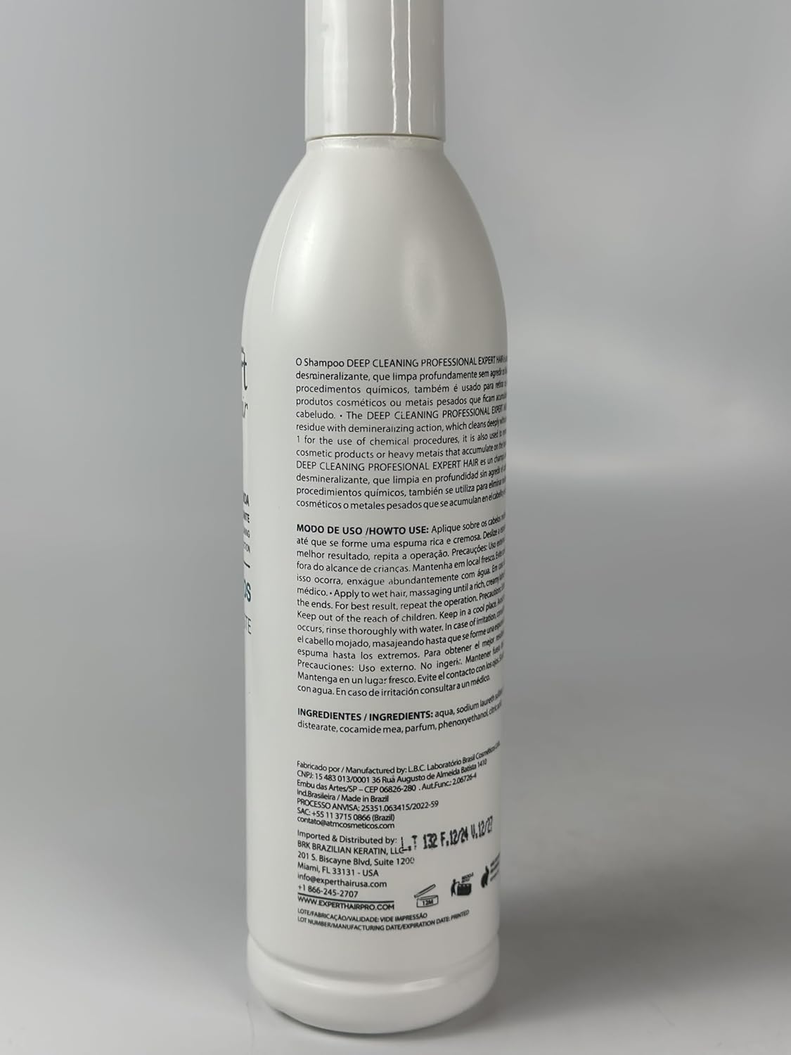 Expert Hair B-tox Kit - Anti-Residue Shampoo + B-tox Capilar Para El Cabello - Thermo-Active, Anti-Frizz & Natural Look - Cirugia Capilar para el Cabello