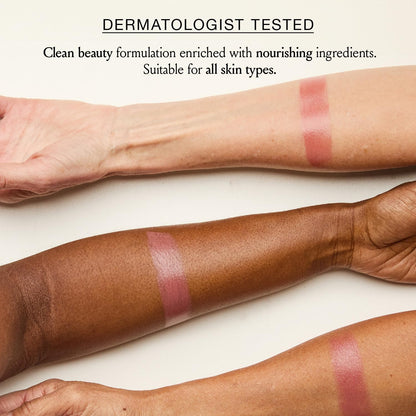 Boomstick Rose Nude ® All-in-One Cream Blush for Cheeks, Eyes & Lips, Long-Wearing, Blendable Makeup Blush Stick for Mature Skin, Cruelty-Free Lip Cheek Tint with Skincare Benefits