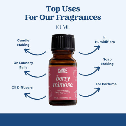 CANDECraftCo Premium Fragrance Oil – Diffuser Oils Fragrances Scented for Home, Candle Soap Making Supplies, Aromatherapy Blends for House (0.34 Fl Oz) (2-Pack, Apple + Mahogany)