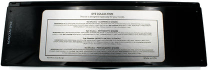 Moroccan Spice Shimmer White, Olive Green, Gold, Copper Penny Red, and Light Matte Orange Vegan Eyeshadow Palette; Talc, Paraben & Cruelty Free