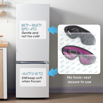 Cooling eye mask, gel eye