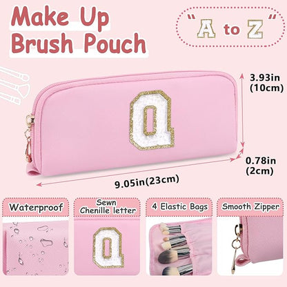 2pack personalized initial letter makeup