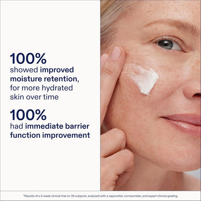 Skinfix Triple Lipid-Peptide Cream Mini - 0.5 oz - Rich Face Moisturizer to Instantly Hydrate & Restore Dry, Sensitive Skin - Non-Comedogenic, Fragrance Free, Vegan, Cruelty Free