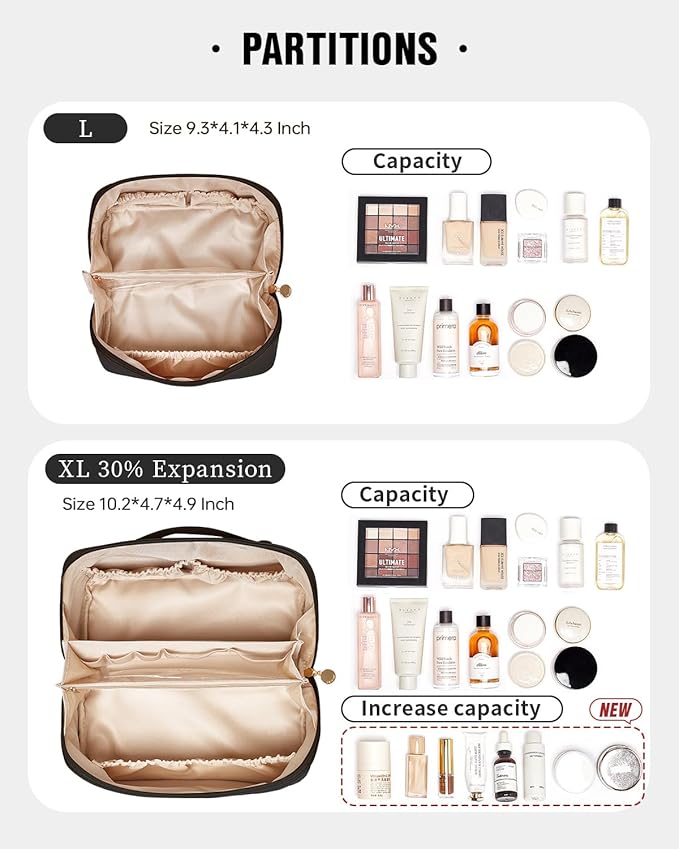 Eachy travel makeup bag,large capacity