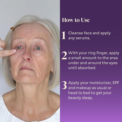 FIÈRA Bakuchiol Firming Eye Cream - Designed Specifically For Mature Skin - Targets Wrinkles, Anti-Aging, Dark Spots, and Fine Lines - Hydrating and Rejuvenating Formula - 15 ML / 0.5 FL. OZ.